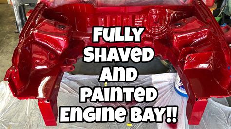 shaved engine bay paint